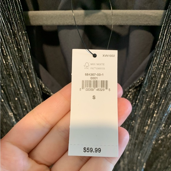 Banana Republic Silver Blouse - Picture 2 of 5